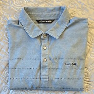 Travis Mathew Sky Blue Polo Shirt for Men